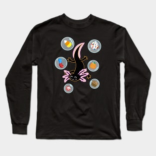 Axolotl and Halloween Candy Long Sleeve T-Shirt